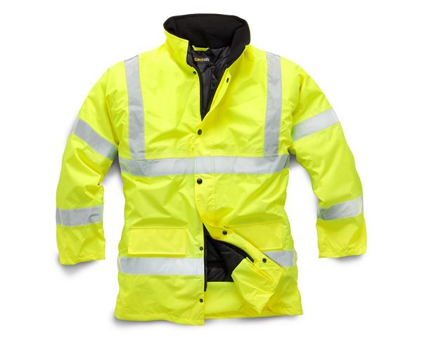 Picture of Hi Visibility Parka Jacket Yellow